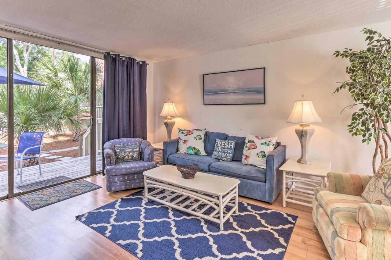 Hilton Head Island Townhome Patio, Walk To Beach מראה חיצוני תמונה
