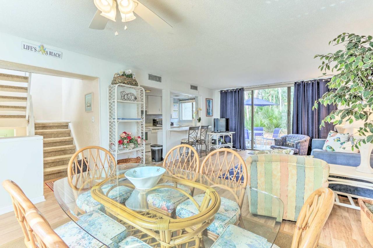 Hilton Head Island Townhome Patio, Walk To Beach מראה חיצוני תמונה